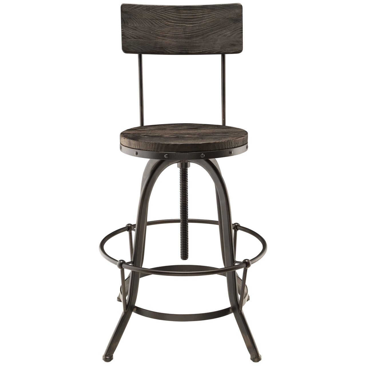 Procure Wood Bar Stool, Black