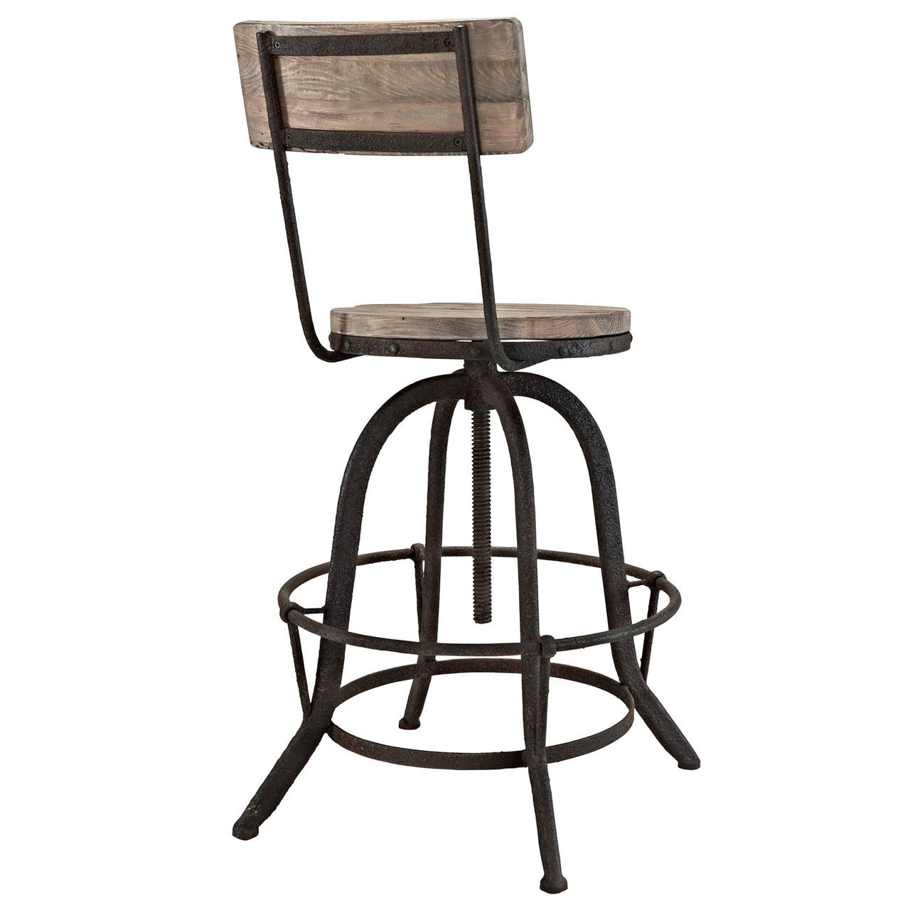 Embark Wood Bar Stool, Brown