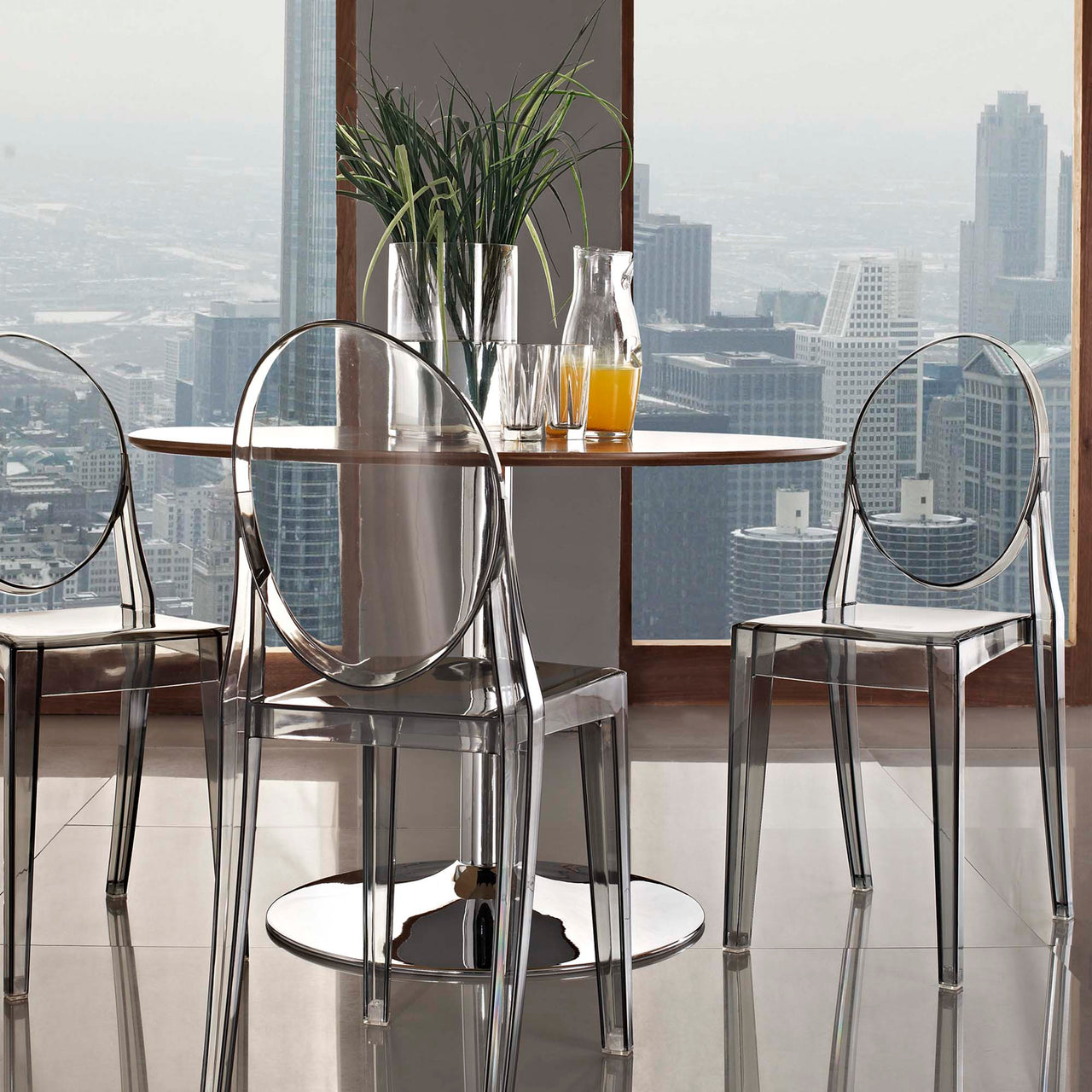 Elysian Indoor | Outdoor Dining Chair, Smoke