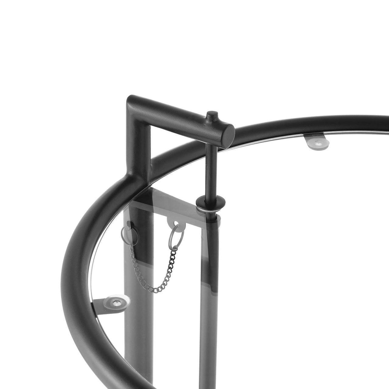 Kathleen Metal Side Table, Black