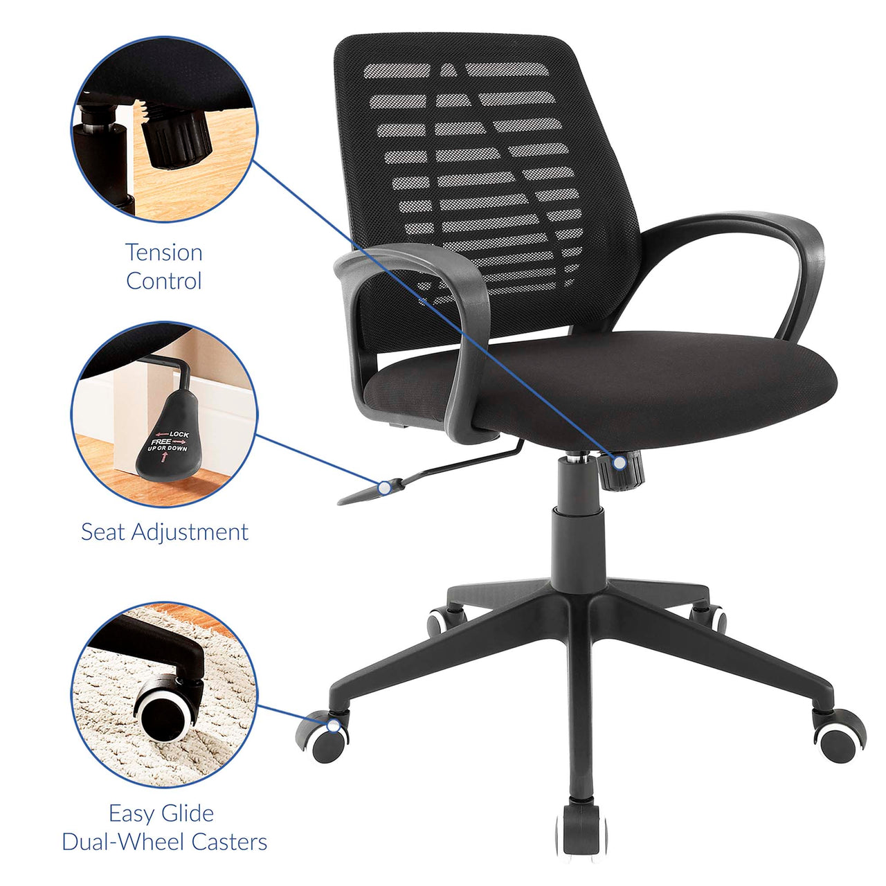 Vitalize Office Chair, Black