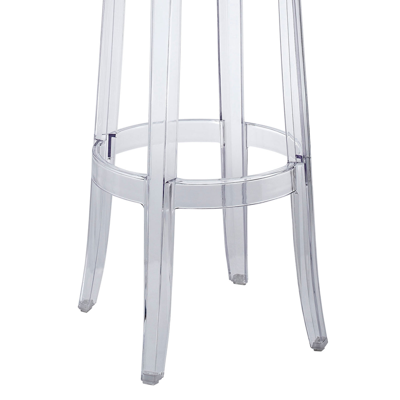 Elysian Bar Stool Set of 2, Clear