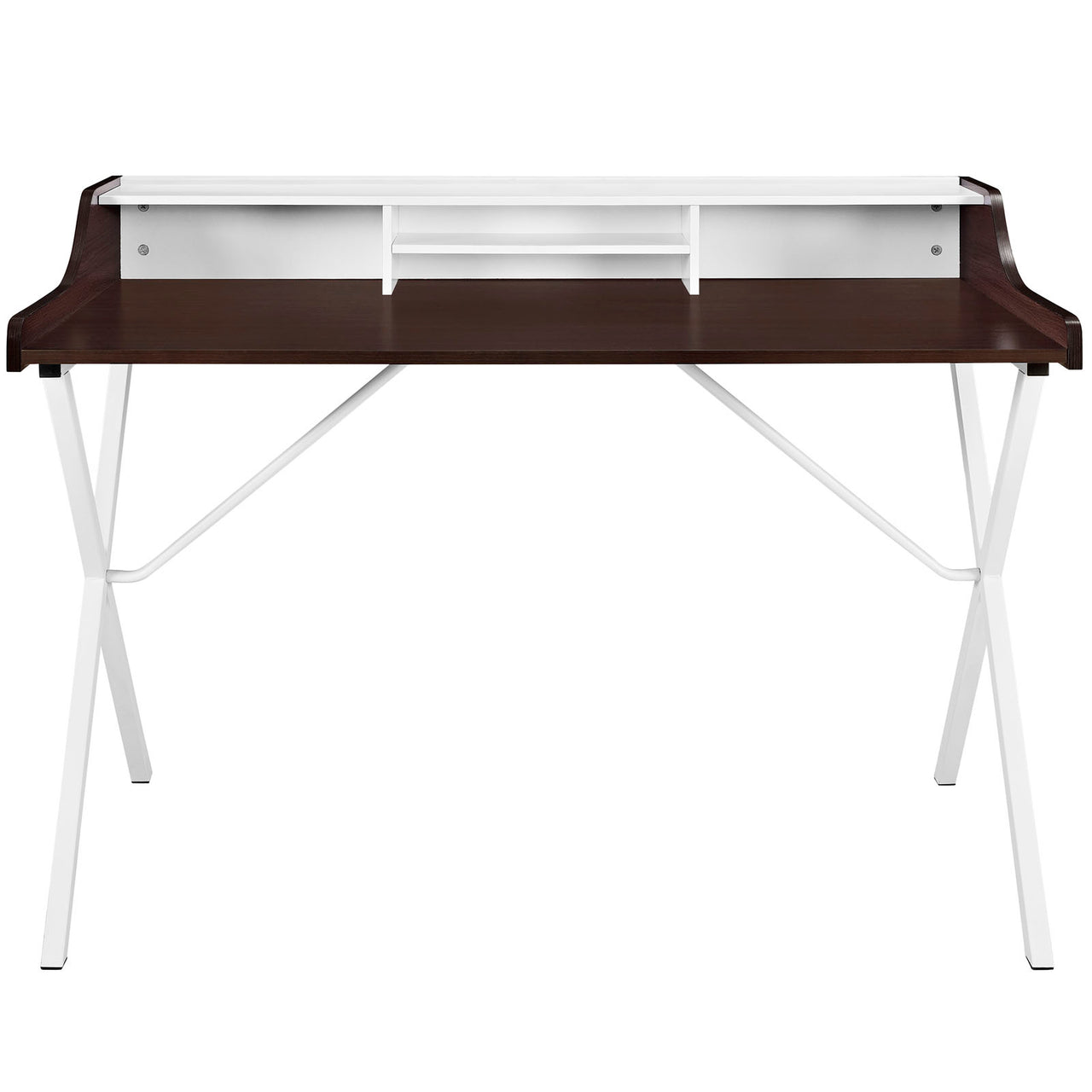 Bin Office Desk, Cherry