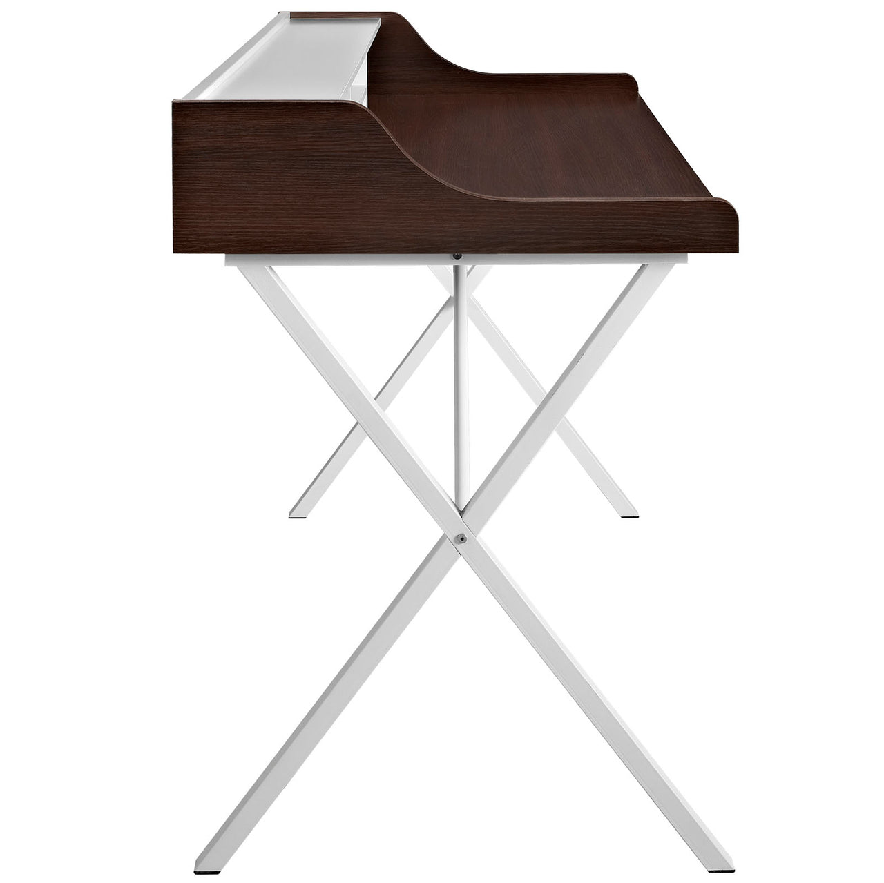 Bin Office Desk, Cherry