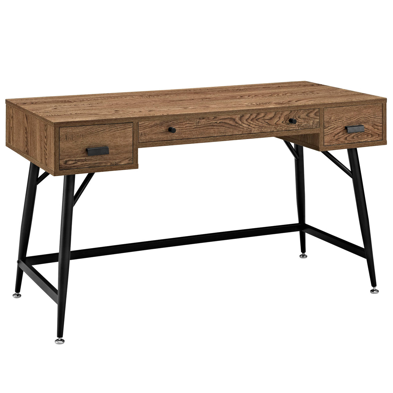 Surplus Office Desk, Walnut