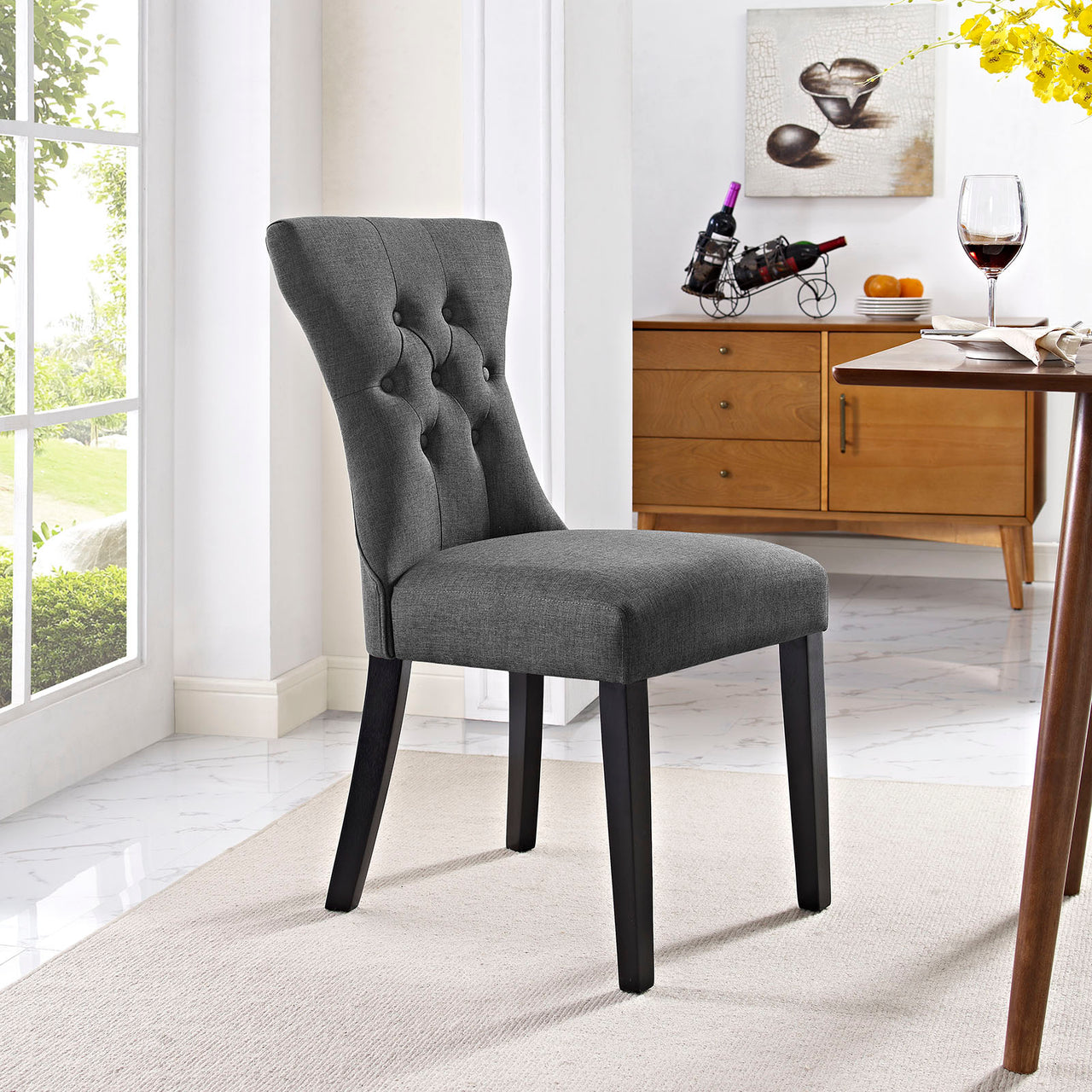 Silhouette Dining Side Chair, Gray