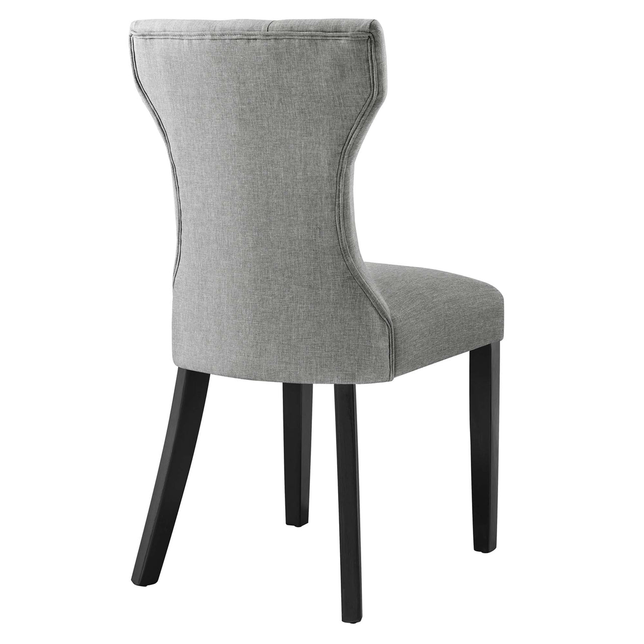 Silhouette Dining Side Chair, Light Gray