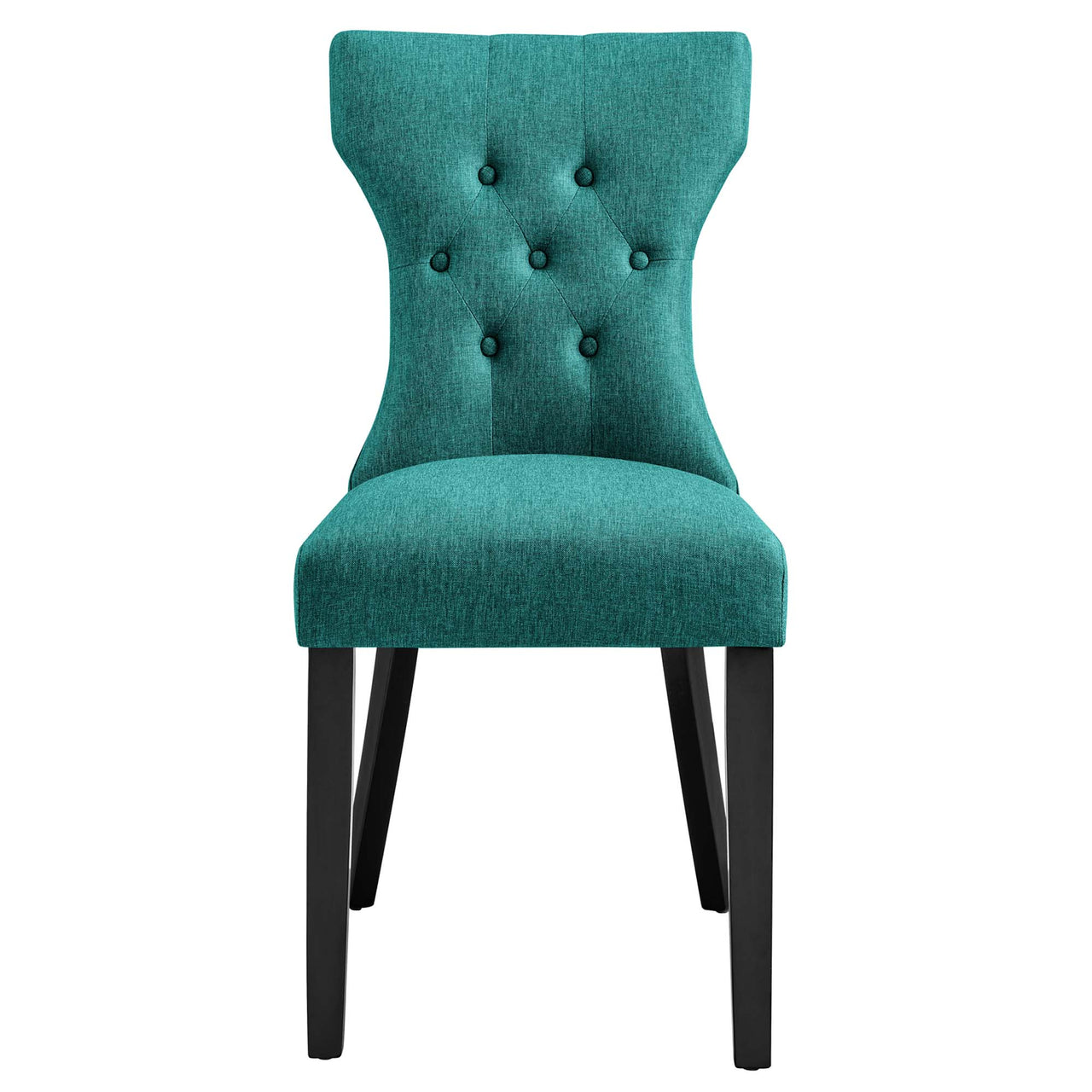 Hourglass Dining Chair, Teal