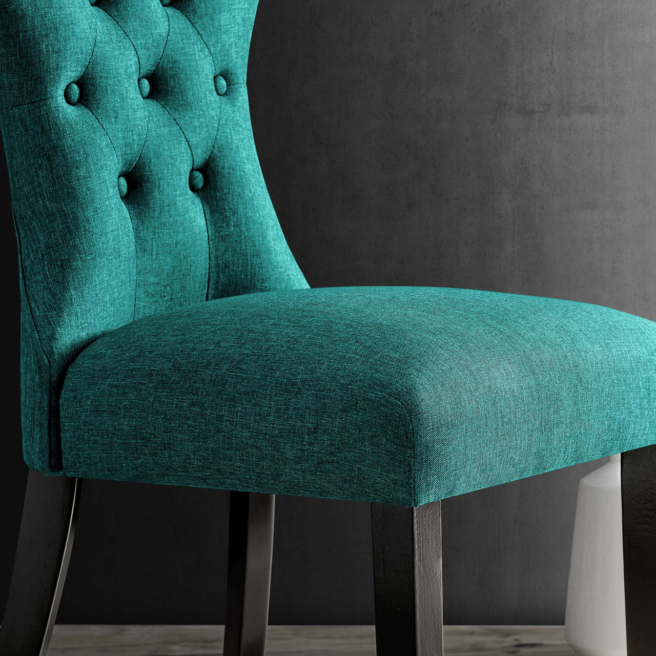Hourglass Dining Chair, Teal