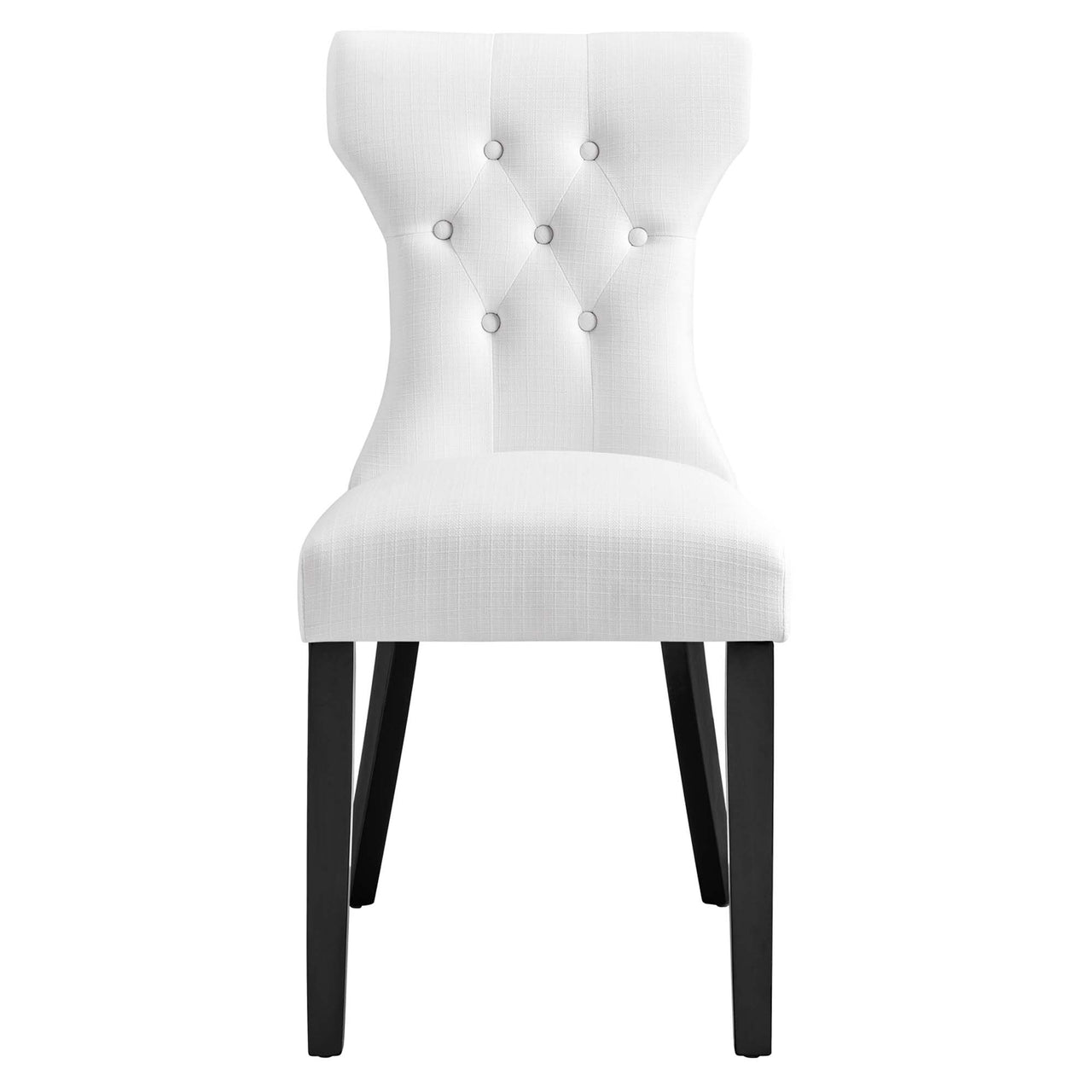 Hourglass Dining Chair, White