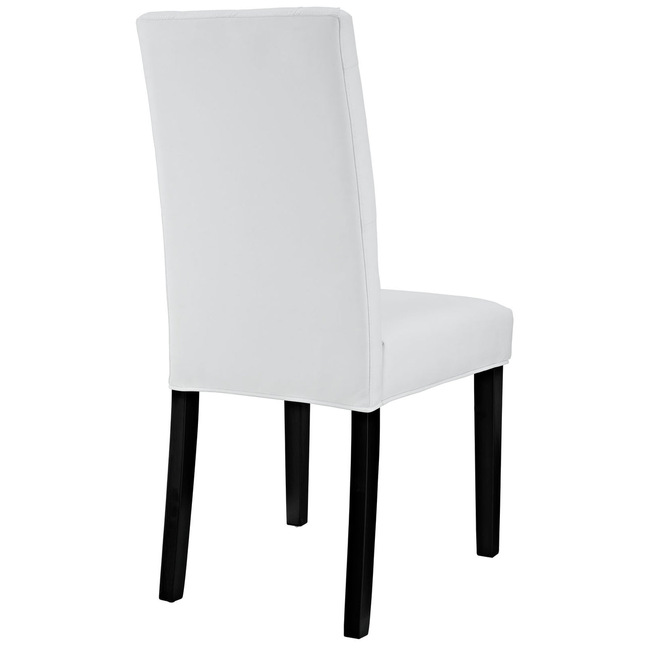 Confer Dining Vinyl Side Chair, White