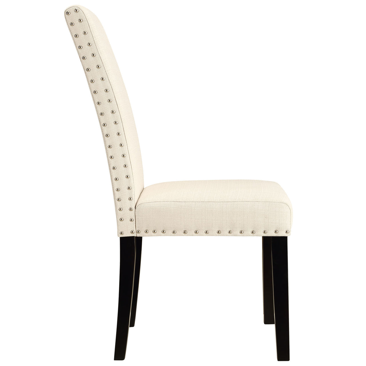 Parcel Dining Upholstered Fabric Side Chair, Beige
