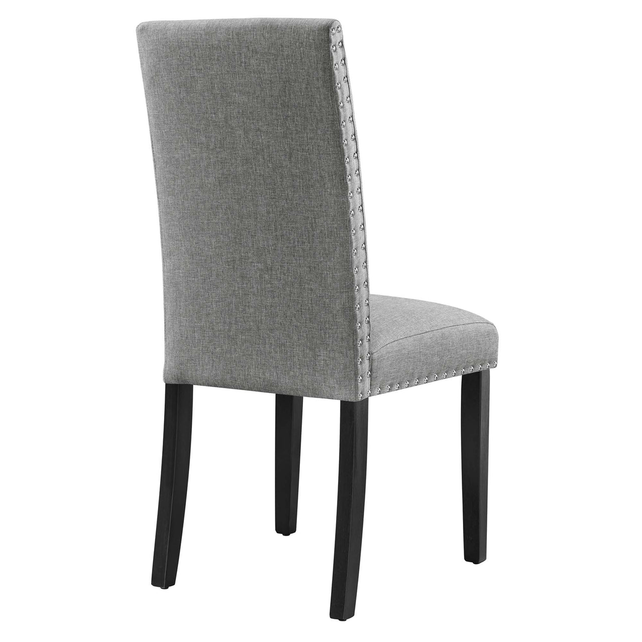 Minimalista Fabric Dining | Side Chair, Light Gray