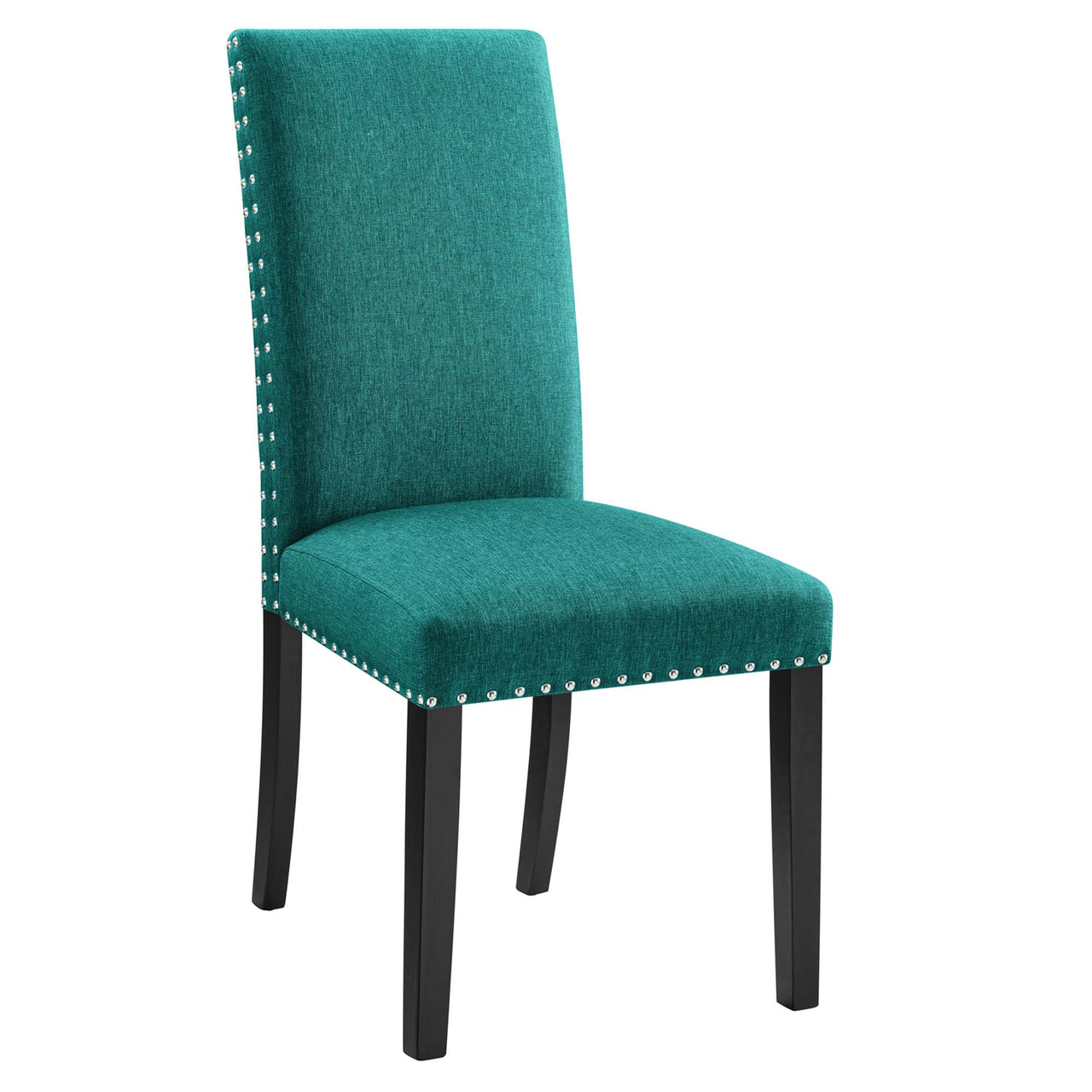 Minimalista Fabric Dining | Side Chair, Teal