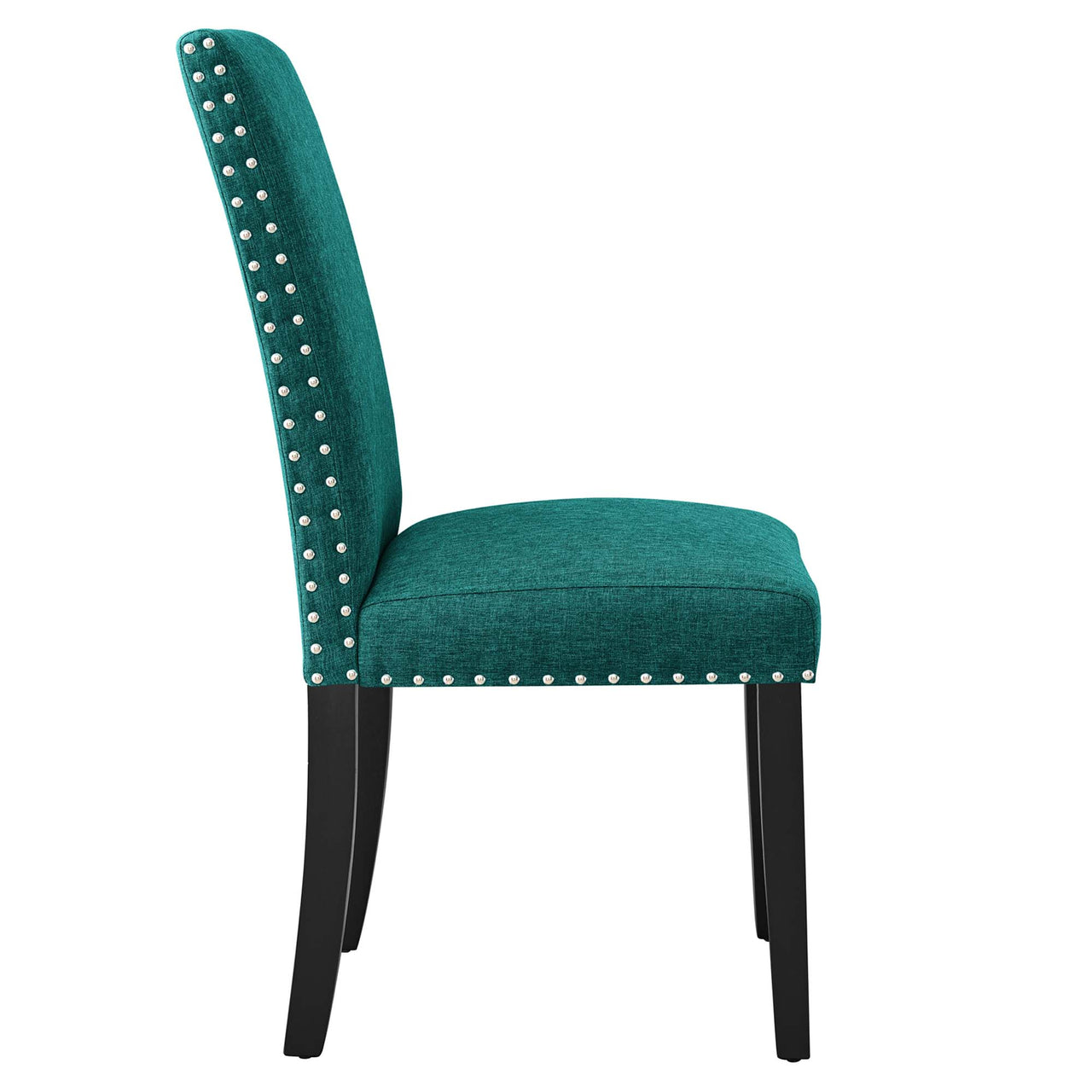 Minimalista Fabric Dining | Side Chair, Teal