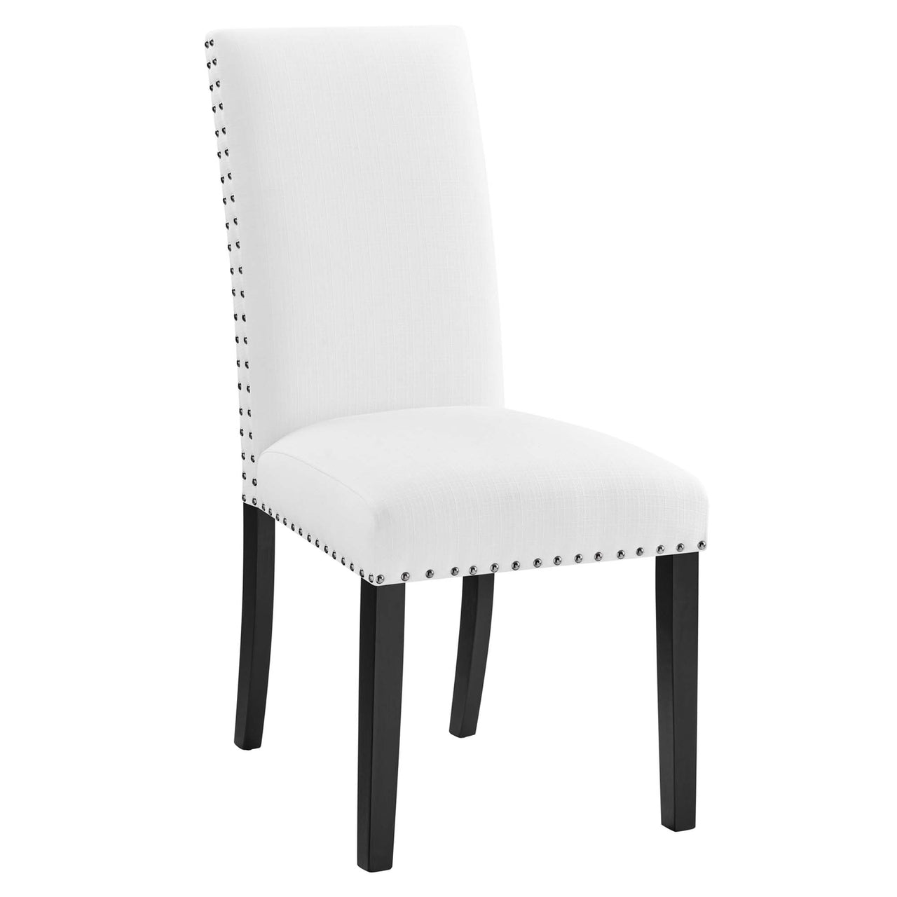 Minimalista Fabric Dining | Side Chair, White
