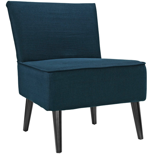 Comfort Zone Fabric Side Chair, Azure