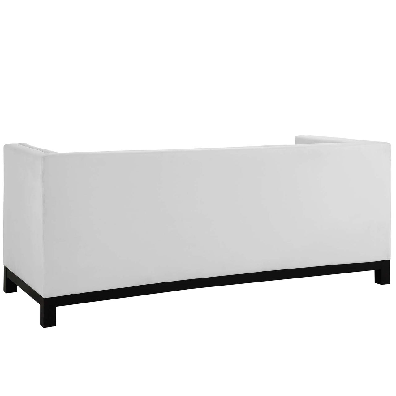 Regality Bonded Leather Sofa, White