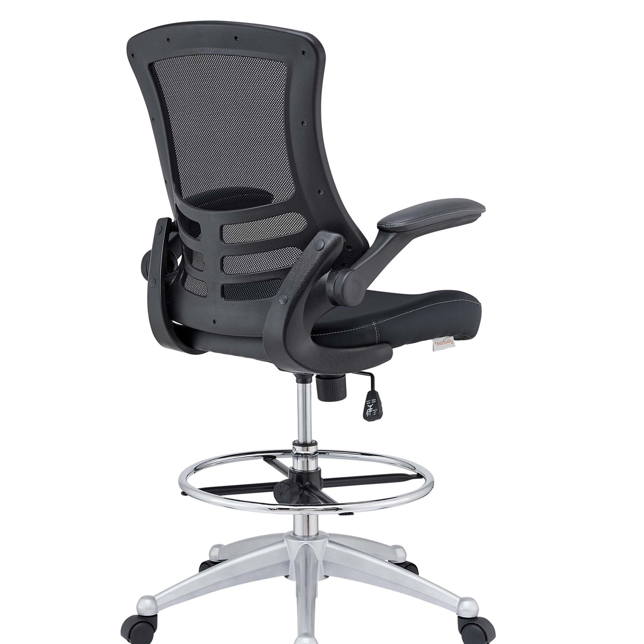 Attainment Vinyl Drafting Chair, Black