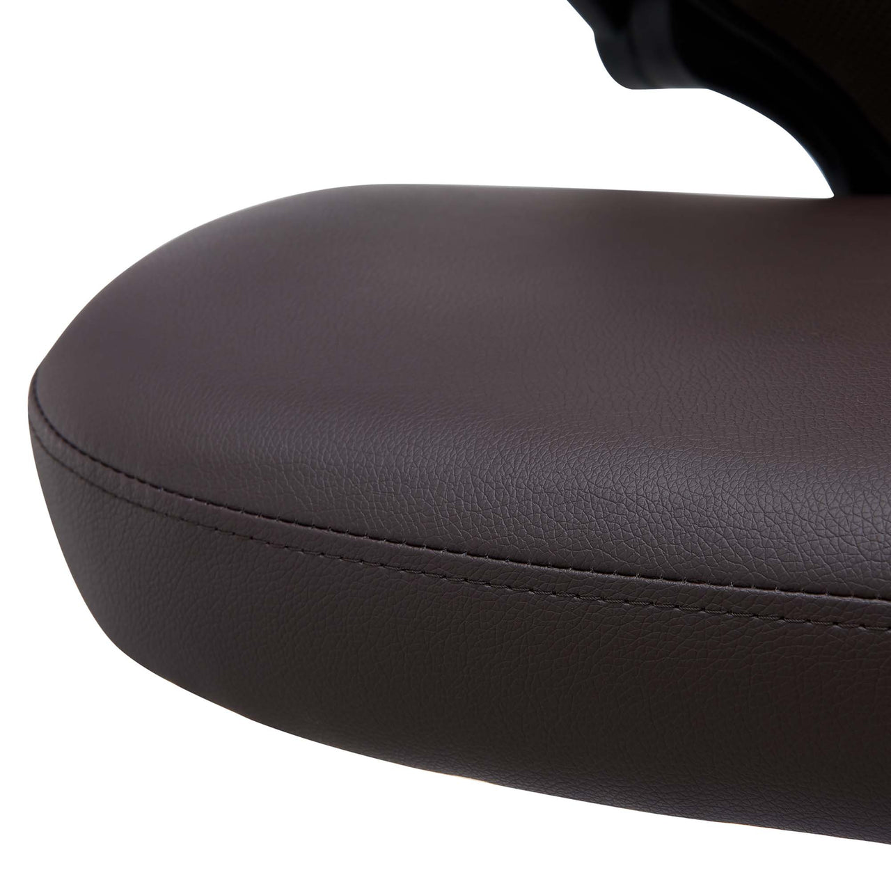 Ascend Eco-Leather Drafting Chair, Brown