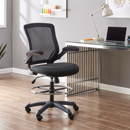ErgoFlex Drafting Chair, Black