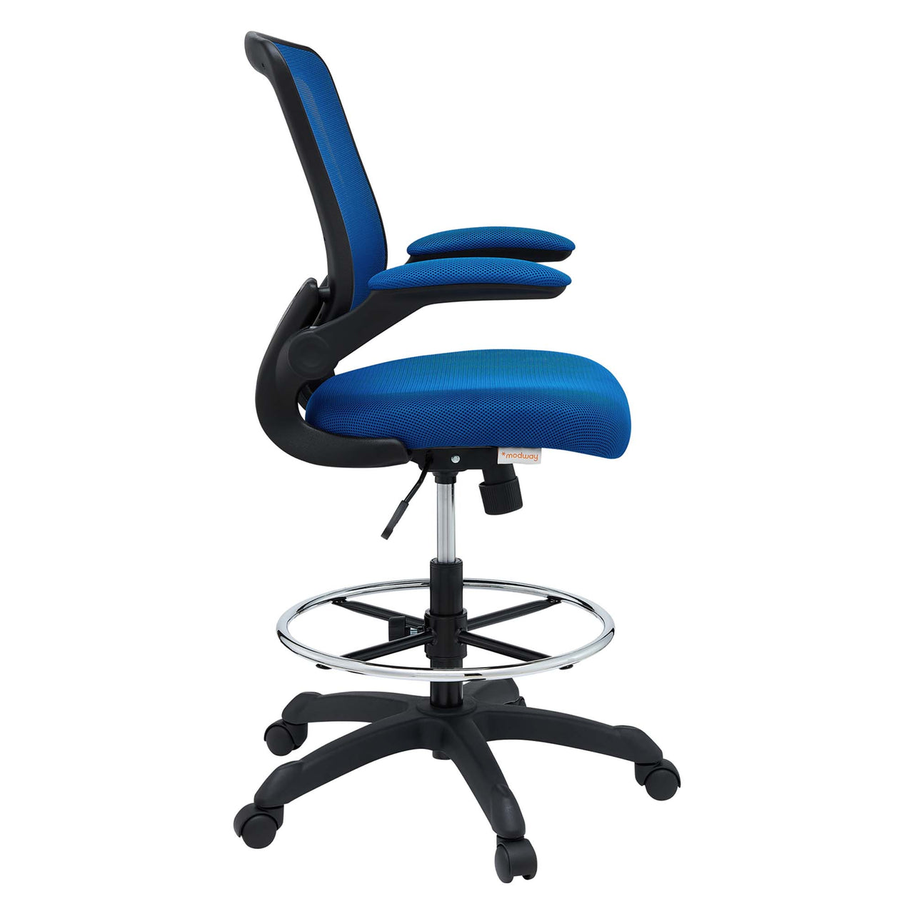Veer Drafting Chair, Blue