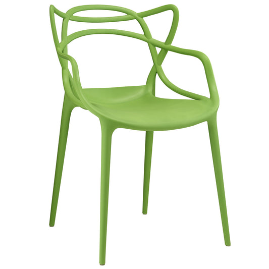 Vine Dining Armchair, Green