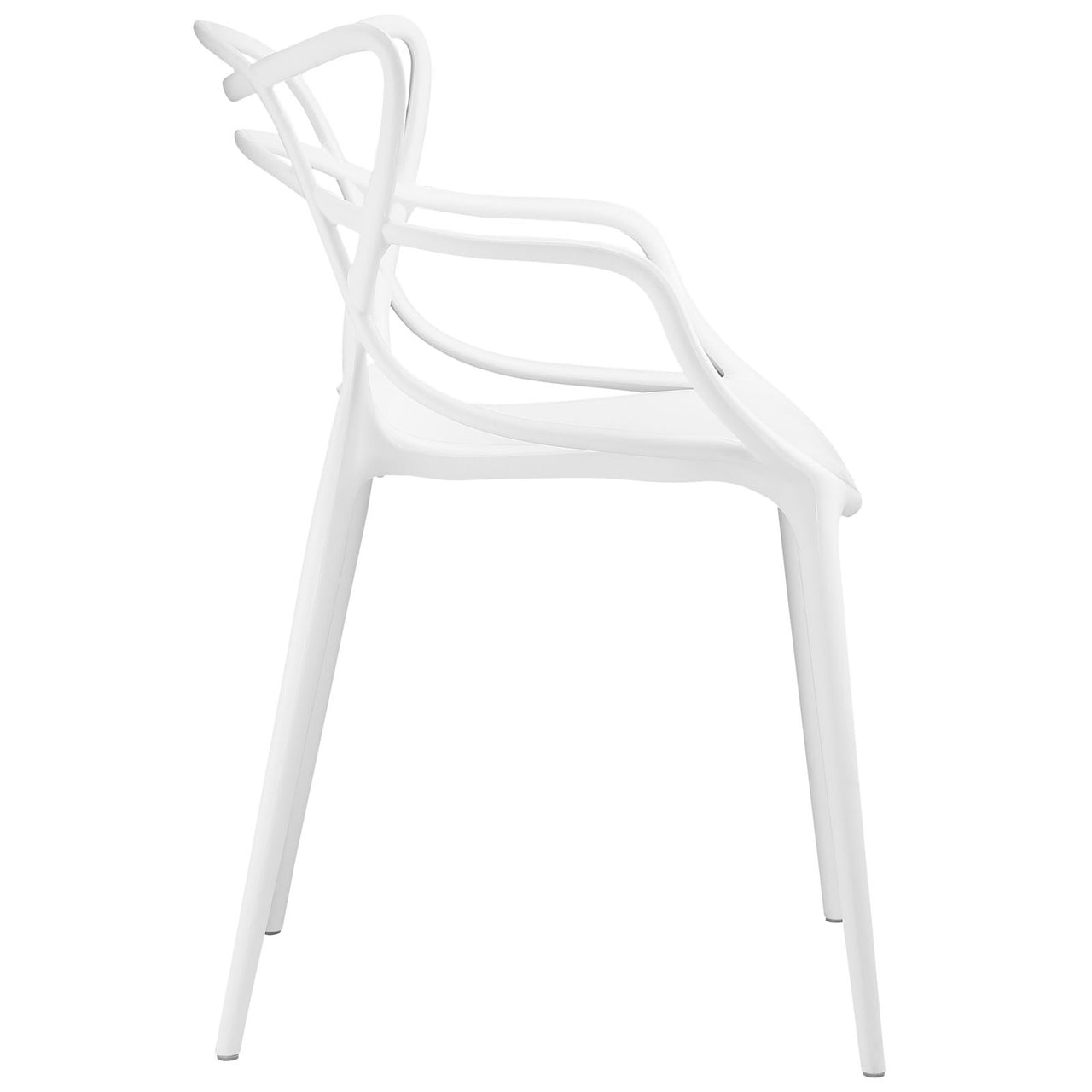 Entangled Dining Armchair, White
