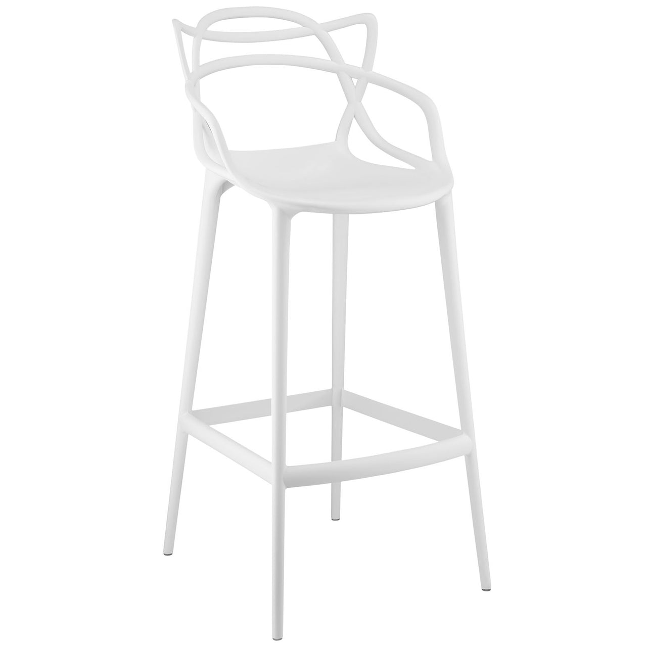 Vine Bar Stool, White