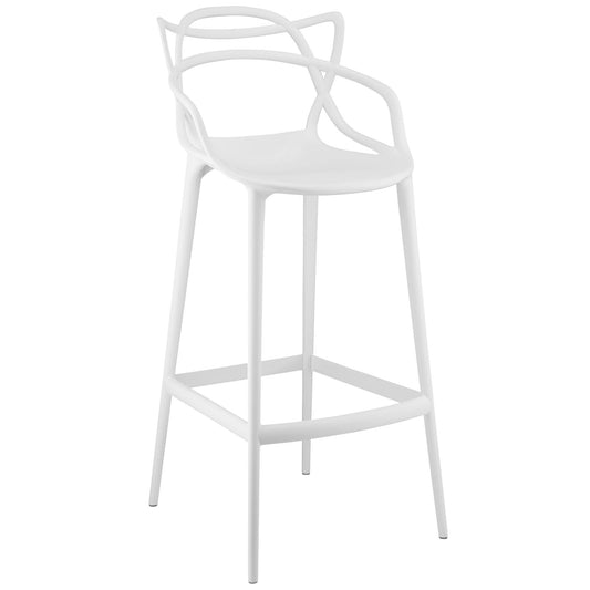 Vine Bar Stool, White