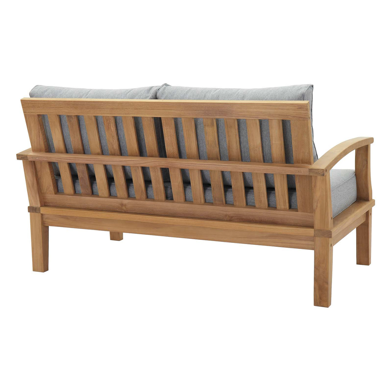 Shorehaven 3-Piece Alfresco Lounging Set, Natural Wood & Gray