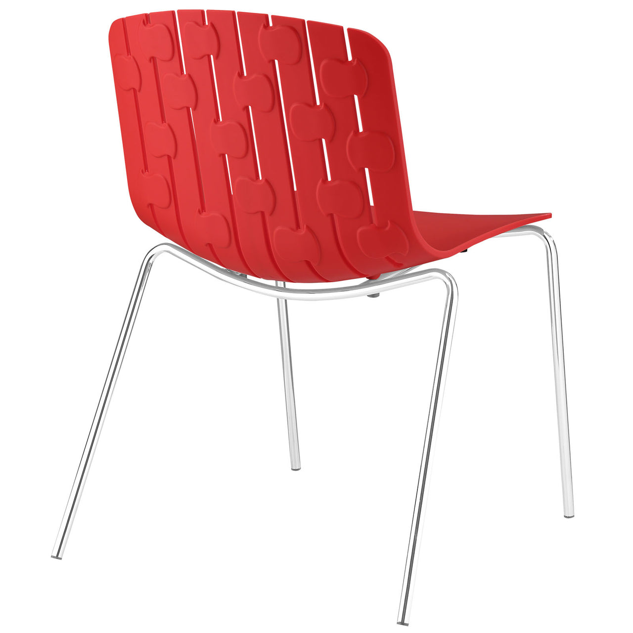 Trace Dining Side Chair, Red