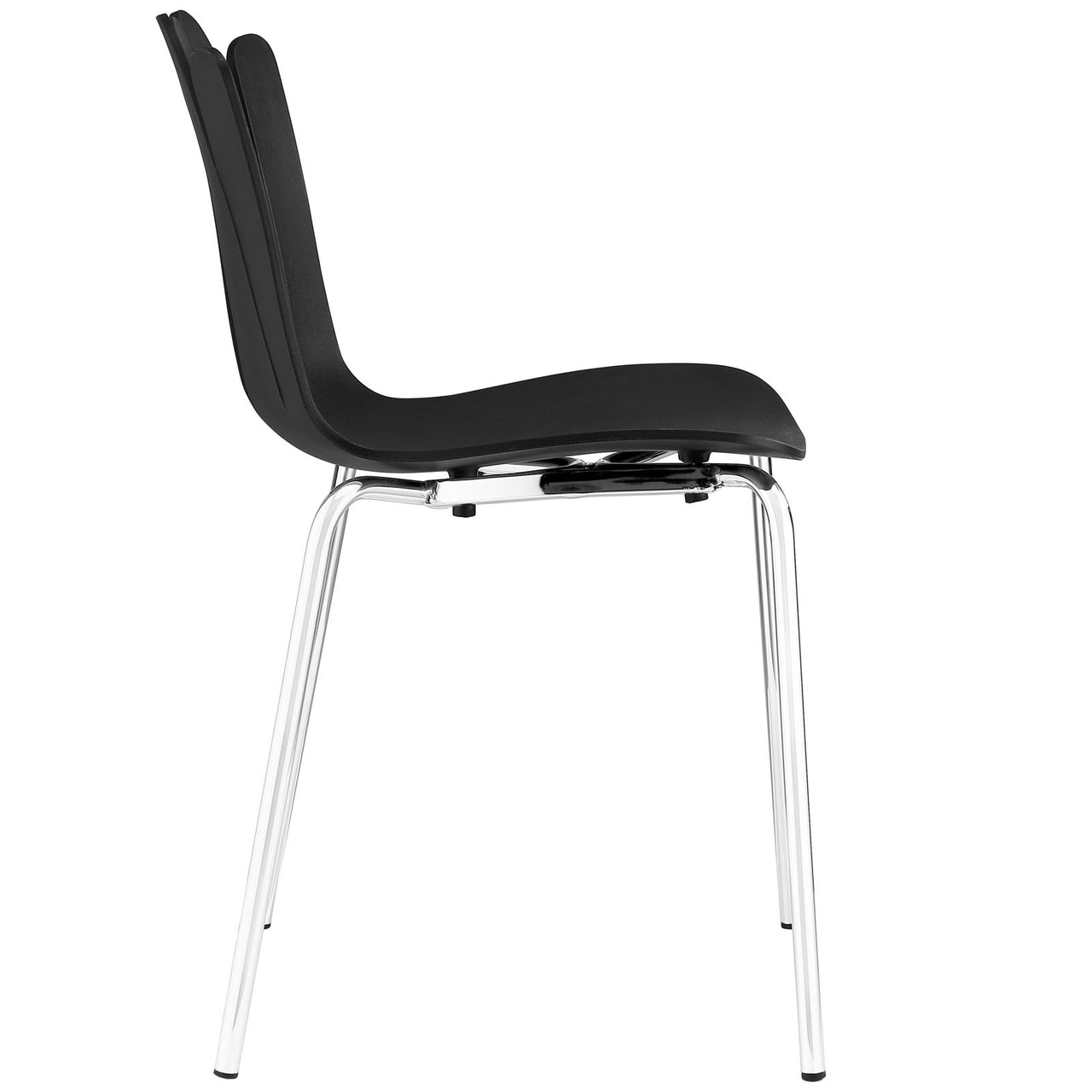 Flare Dining Side Chair, Black
