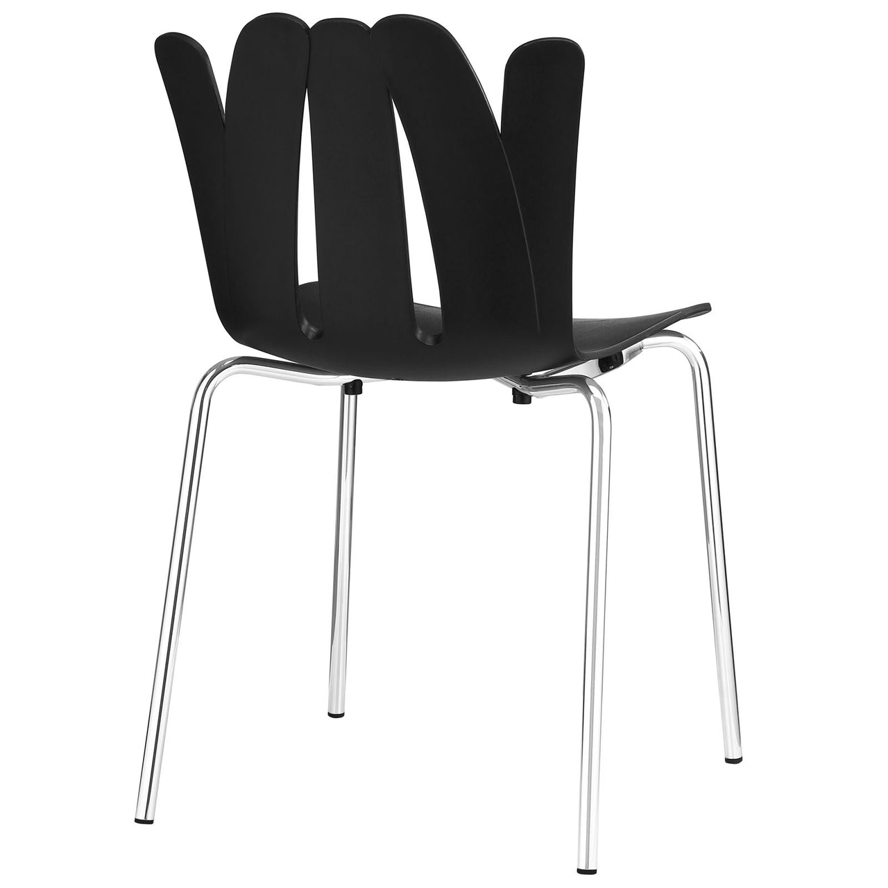 Flare Dining Side Chair, Black