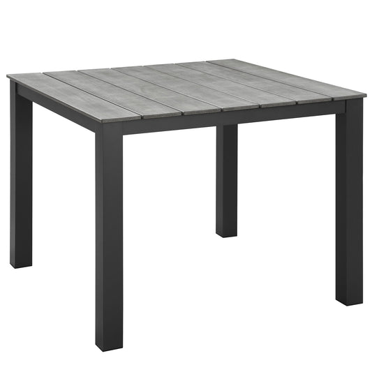 Seaboard 40" Alfresco Dining Table, Brown & Gray