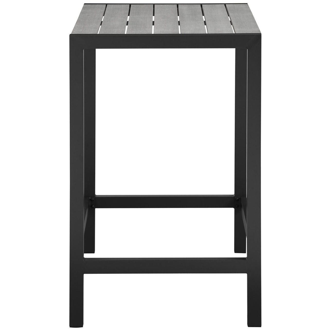 Seaboard Alfresco Bar Table, Brown & Gray