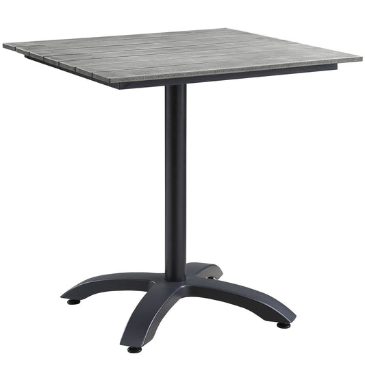 Seaboard 28" Alfresco Dining Table, Brown & Gray