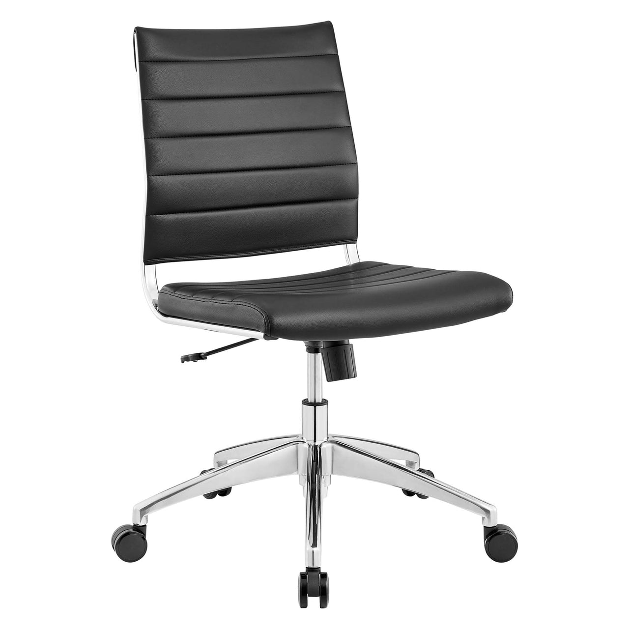 Jive Armless Mid Back Office Chair, Black