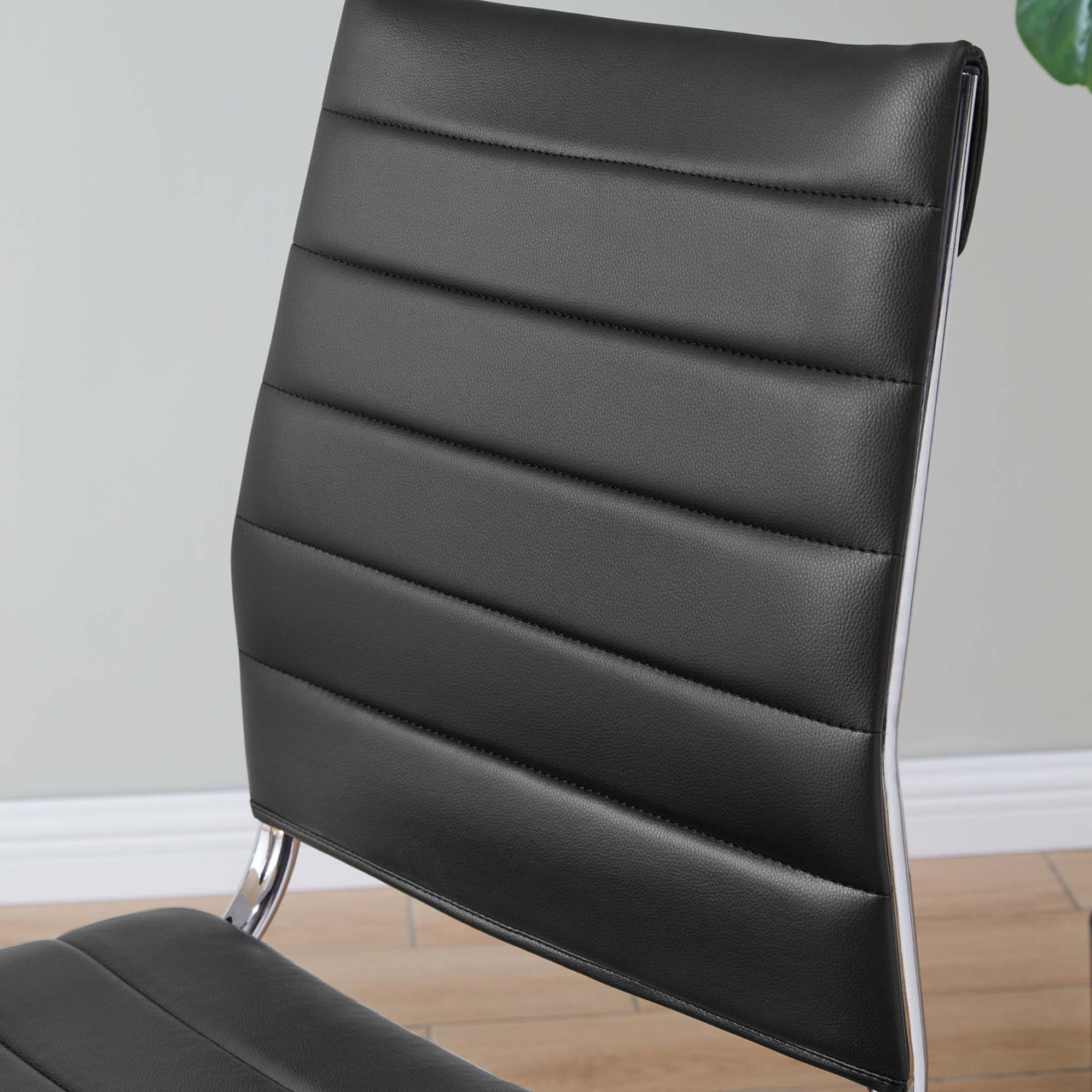 Jive Armless Mid Back Office Chair, Black