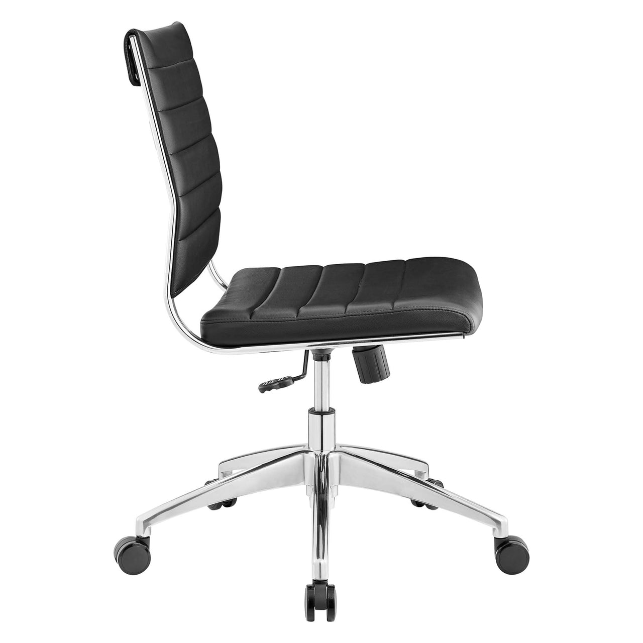 Jive Armless Mid Back Office Chair, Black