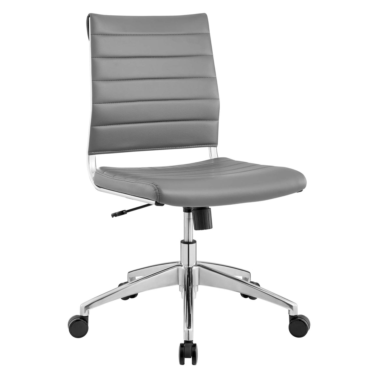Office Flex Armless Mid Back Office Chair, Gray