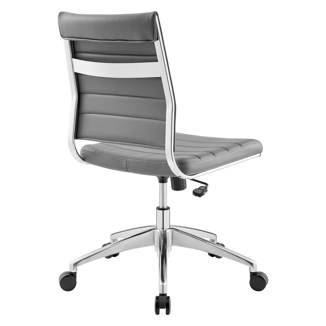 Office Flex Armless Mid Back Office Chair, Gray
