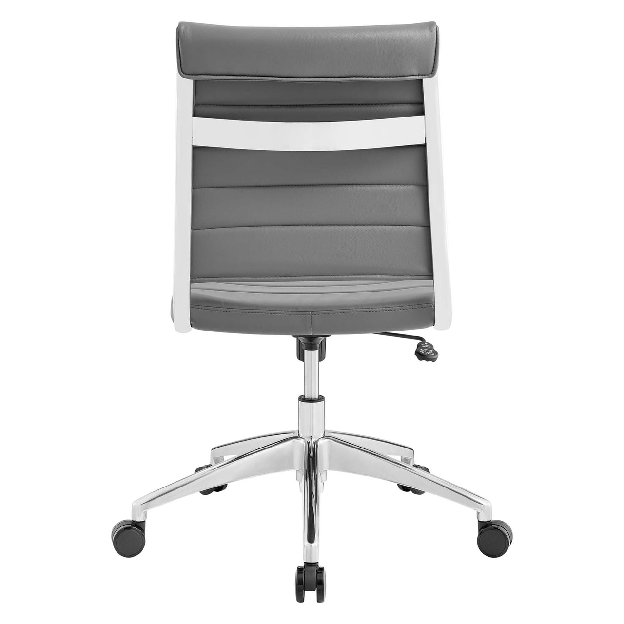 Office Flex Armless Mid Back Office Chair, Gray