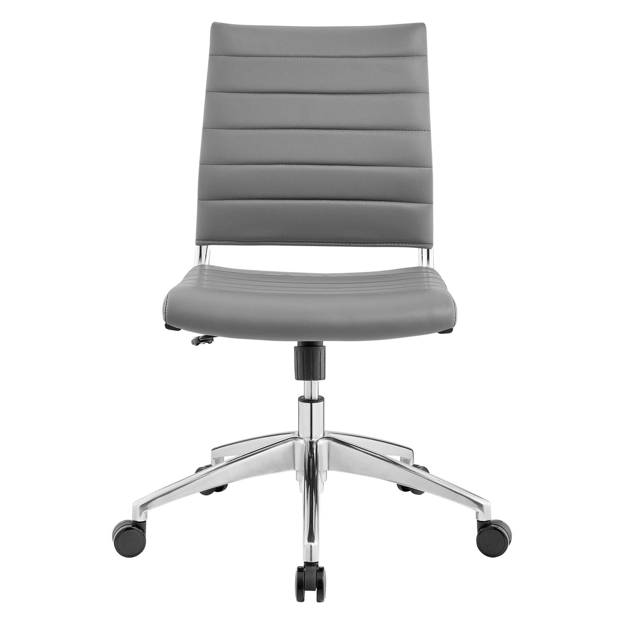 Office Flex Armless Mid Back Office Chair, Gray