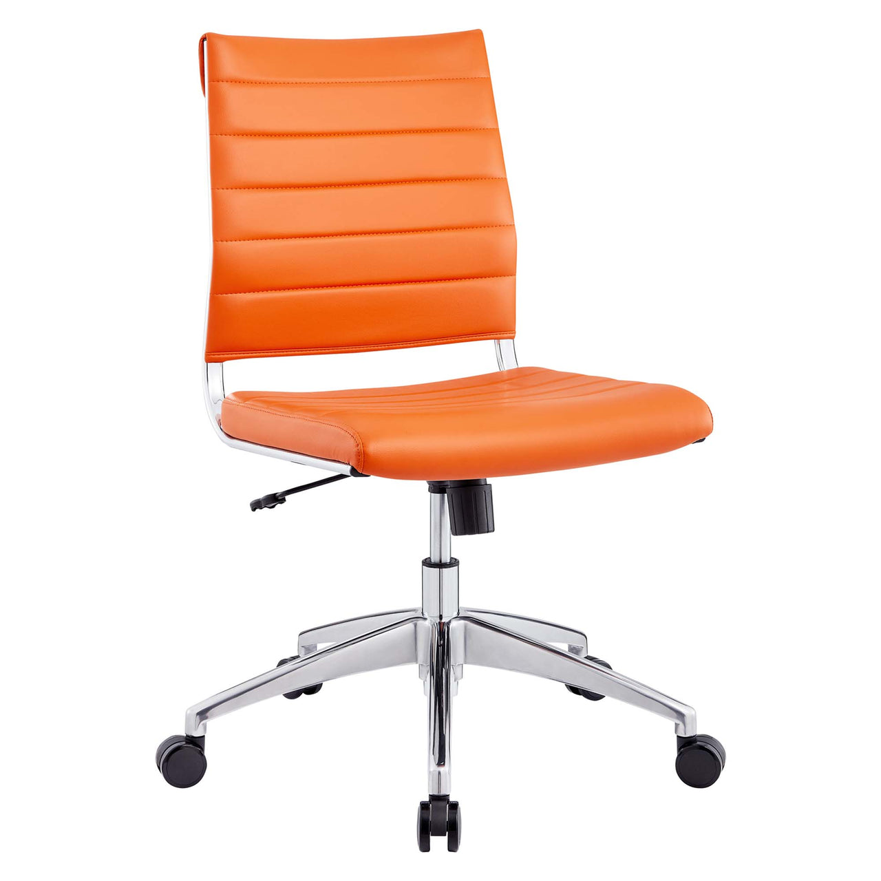 Jive Armless Mid Back Office Chair, Orange
