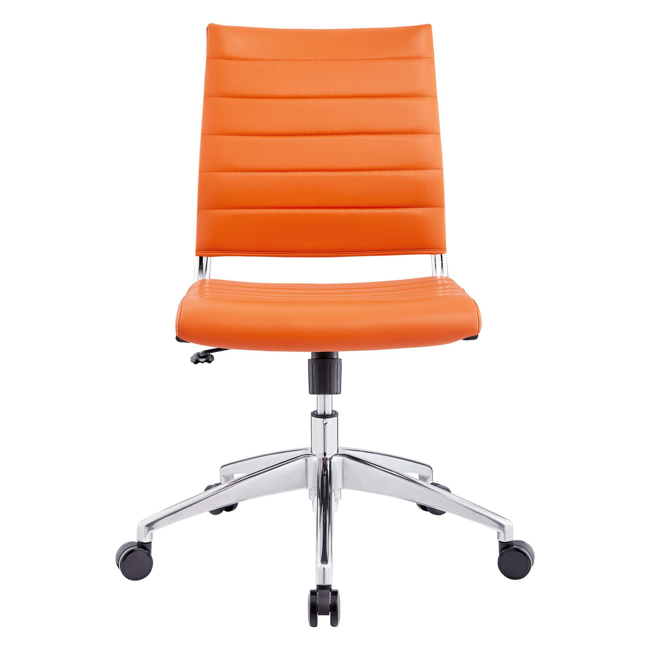 Jive Armless Mid Back Office Chair, Orange