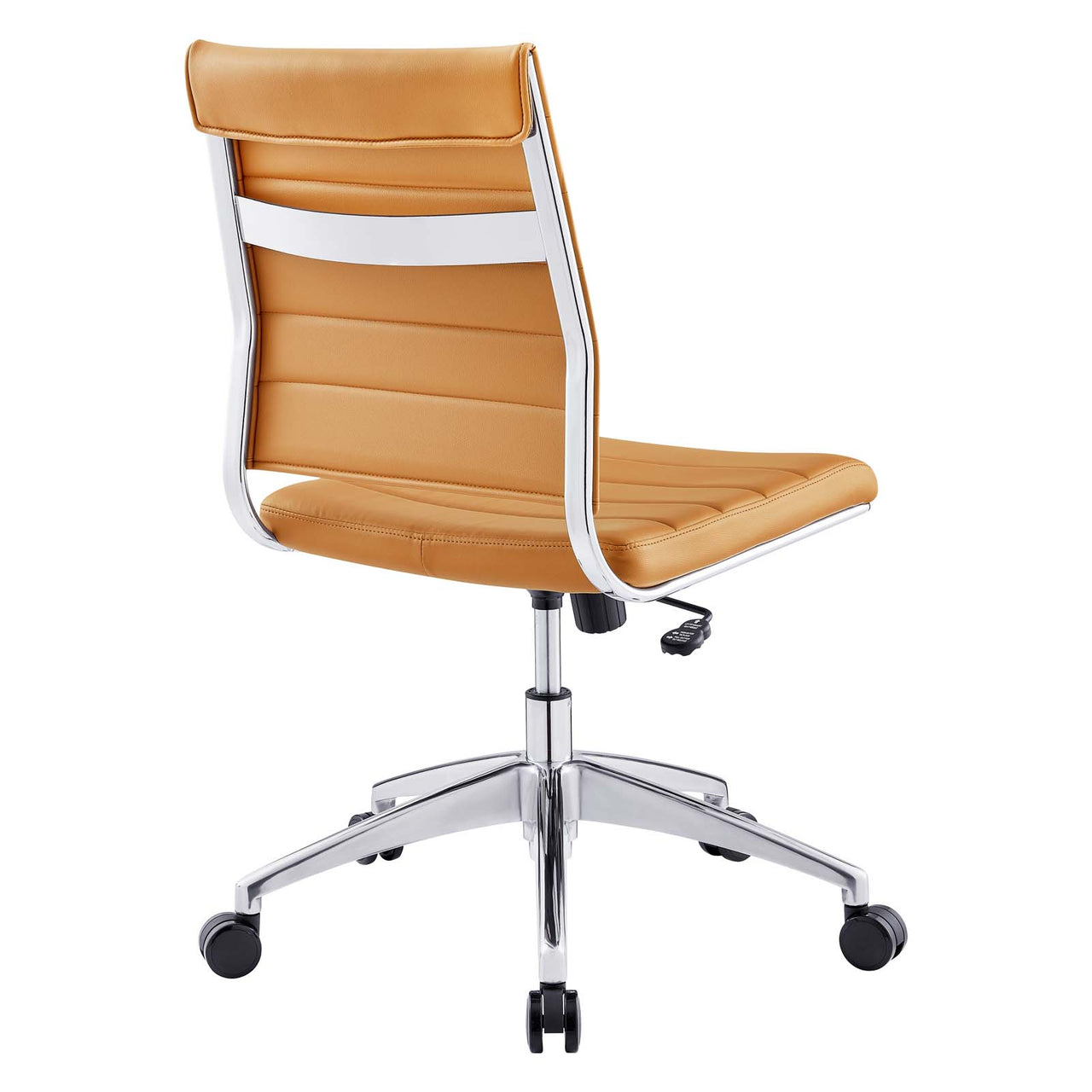 Office Flex Armless Mid Back Office Chair, Tan