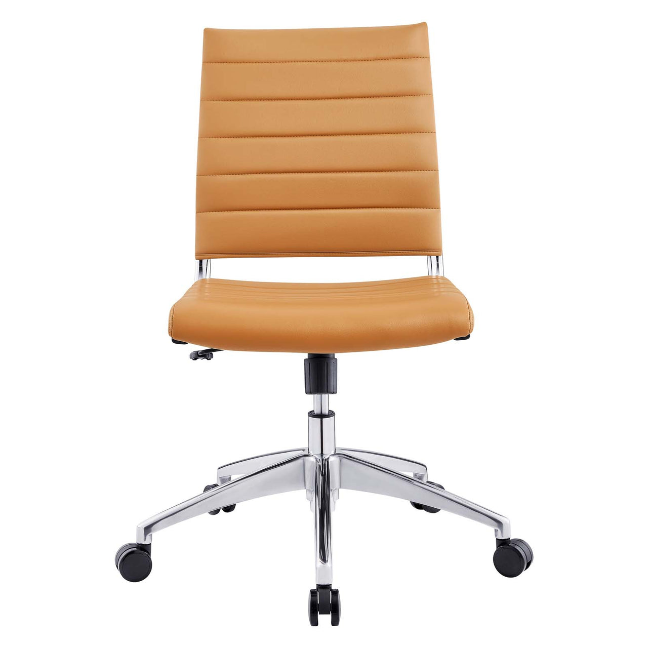 Office Flex Armless Mid Back Office Chair, Tan
