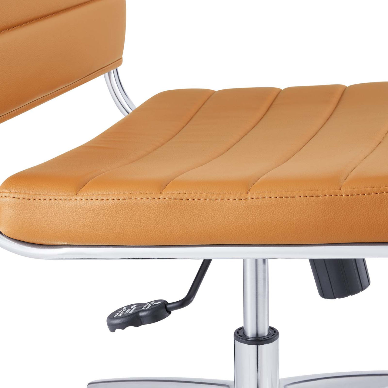 Office Flex Armless Mid Back Office Chair, Tan