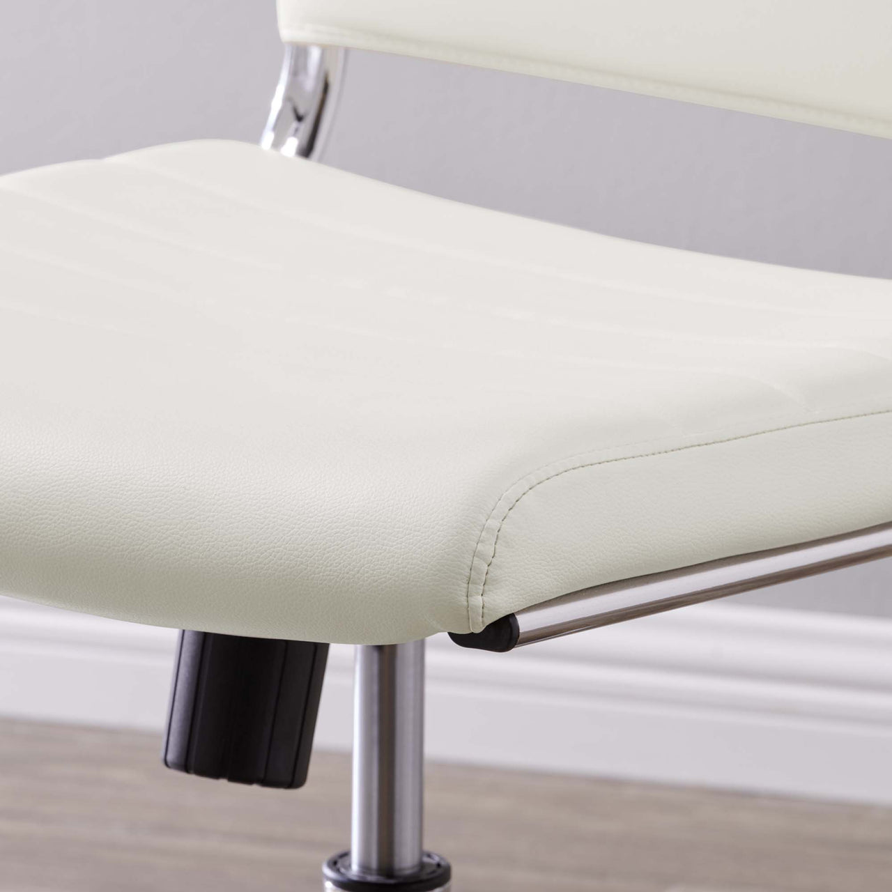 Office Flex Armless Mid Back Office Chair, White